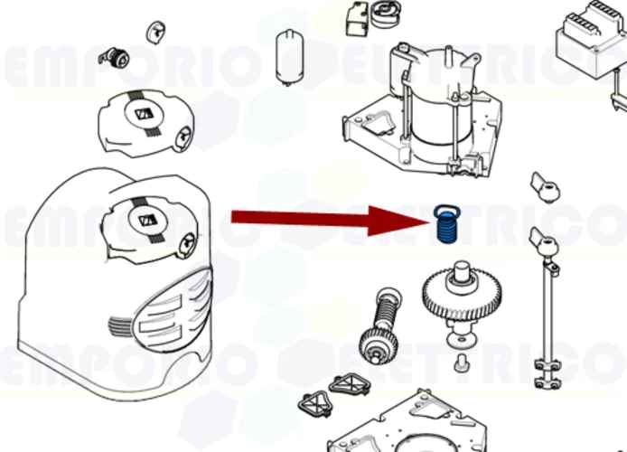 came repuesto tornillo sin fin f7000 119rid230