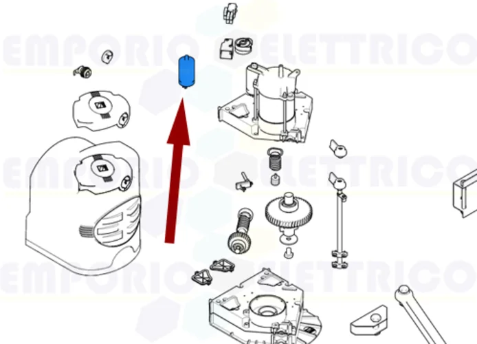 came repuesto condensador 10 mF con faston f7001e 119rir294