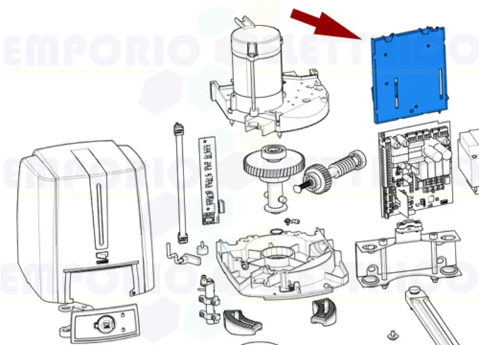 came repuesto soporte tarjeta y e transformador fast40 119rid381