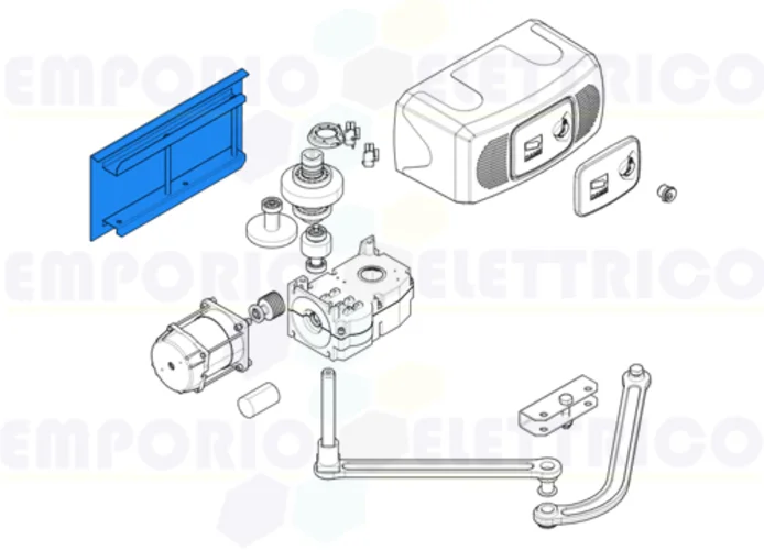 came repuesto base de fijación motorreductor ferni 119rid074