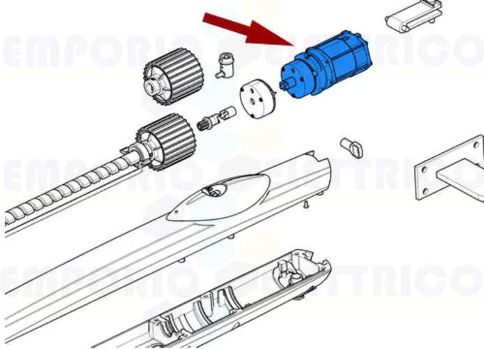 came repuesto grupo motor+freno amico 230v 88001-0138