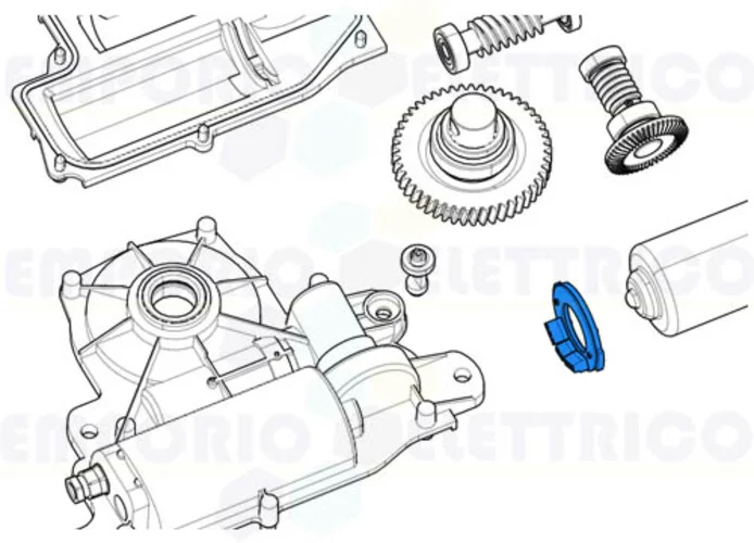 came repuesto tarjeta electrónica encoder frog-j 119ria064