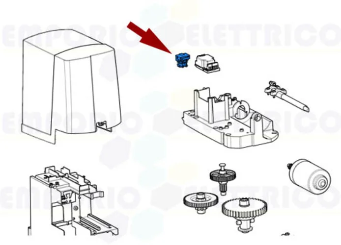 came ricambio morsetto alimentazione ftl sdn emega ver 119rie205