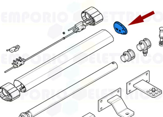 came repuesto tapón de cabeza izquierda krono 119rid180