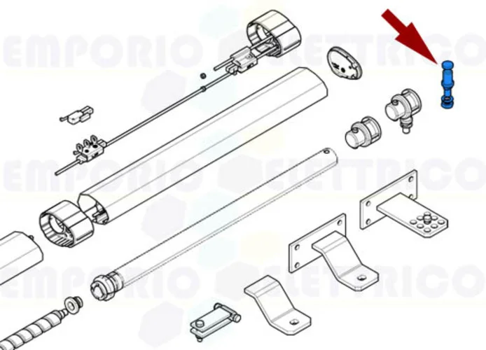 came repuesto pivote estribo krono 119rid391