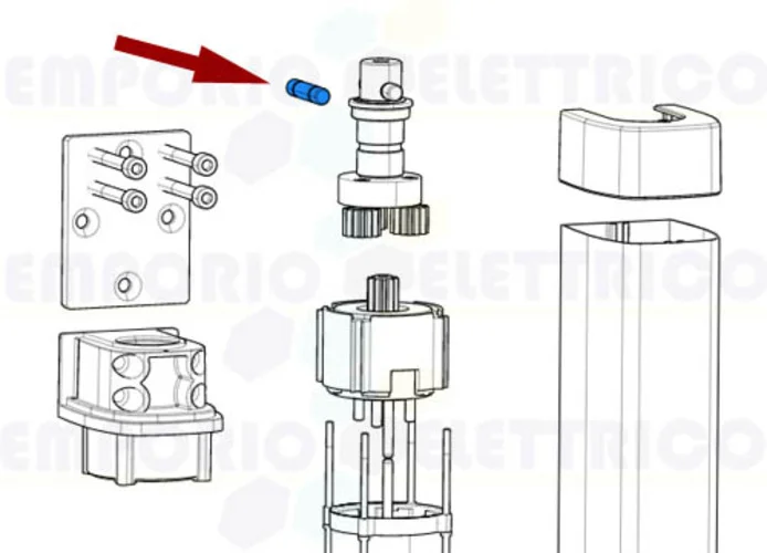 came repuesto conector stylo 119rid351