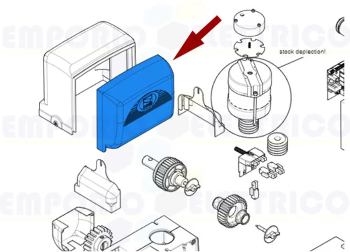 came repuesto tapa anterior cuadro de mando bx 119ribx001