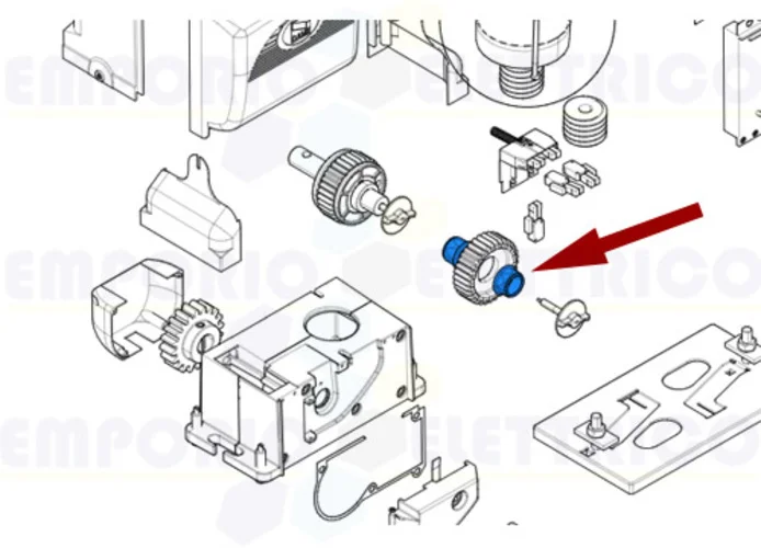 came ricambio confezione boccole e or bx 119ribx058