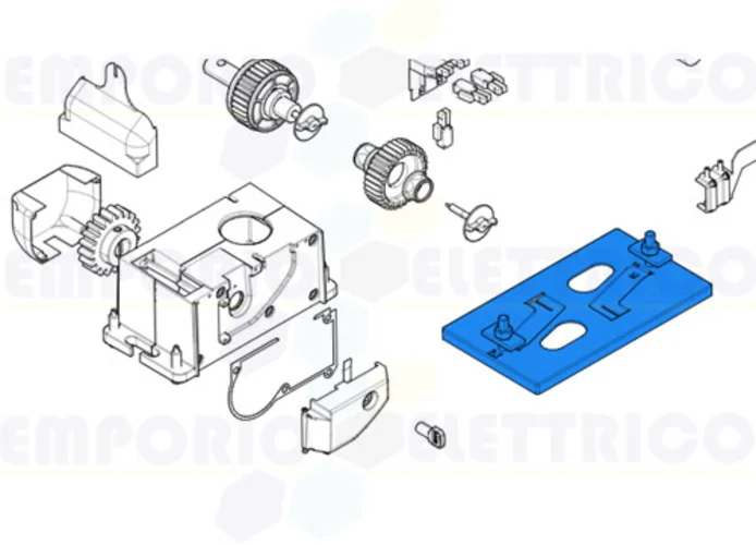 came repuesto base de anclaje motorreductor bx 119riy006