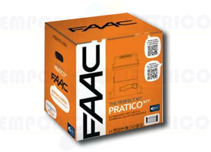 faac kit automatización 746 e r z16 230v pratico kit perfect 105912fr