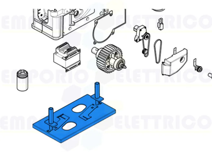 came repuesto base de anclaje motorreductor bk 119ribk001