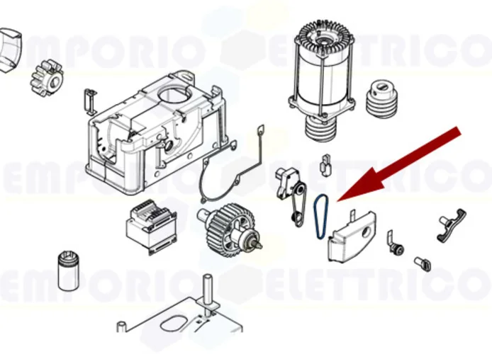 came repuesto correa de transmisión bk 119ribk026