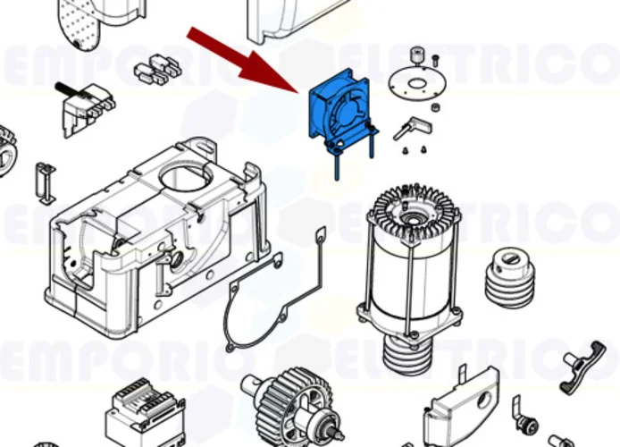 came ricambio ventola raffreddamento bk 119ribk035