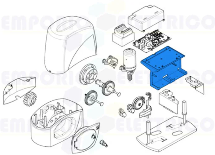 came repuesto soporte cuadro de mando bx 119ribx050