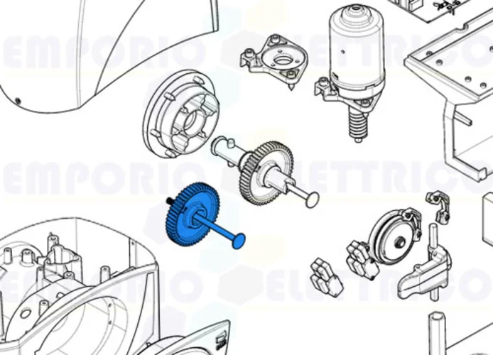 came repuesto corona motorreductor bx 119ribx052