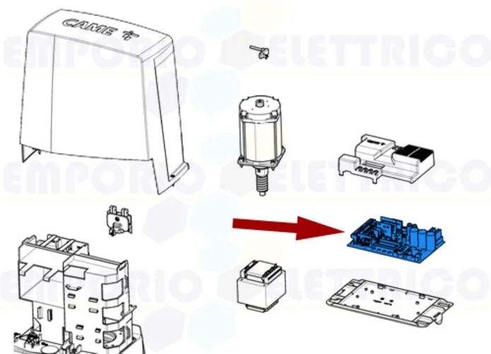 came repuesto tarjeta electrónica zn8 bkv 88001-0186