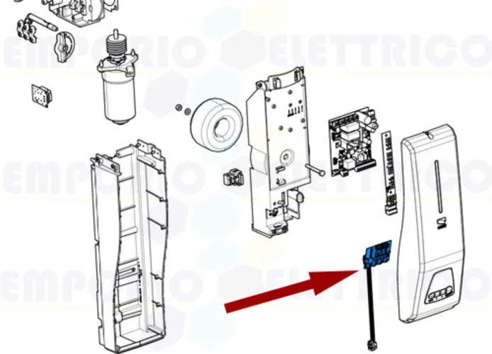 came ricambio scheda pulsanti emega40 ver 119rie203