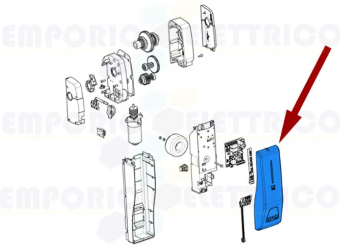 came ricambio plastica copertura quadro emega40 119rie204