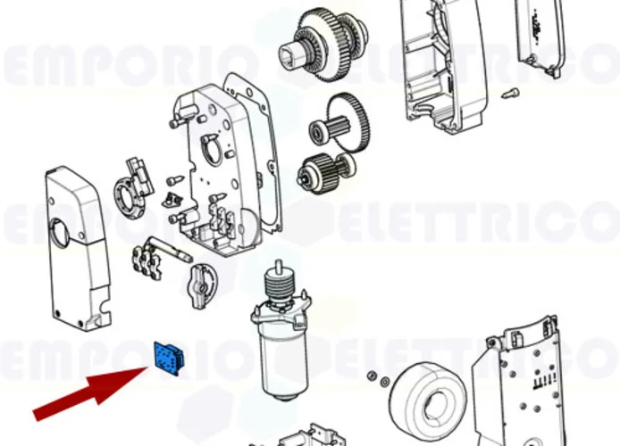 came ricambio scheda filtro emc02 emega40 119rie206