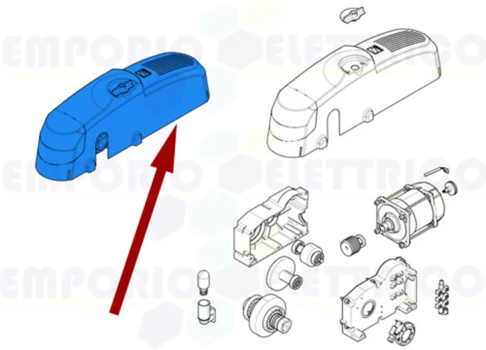 came repuesto motorreductor 230v ac emega 101e456csi