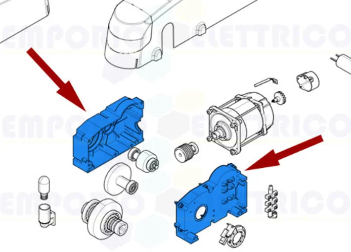 came repuesto caja motorreductor emega 119rie055