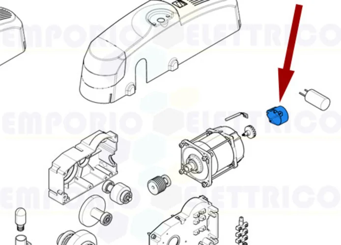 came ricambio coperchio lettore ottico emega 119rie135