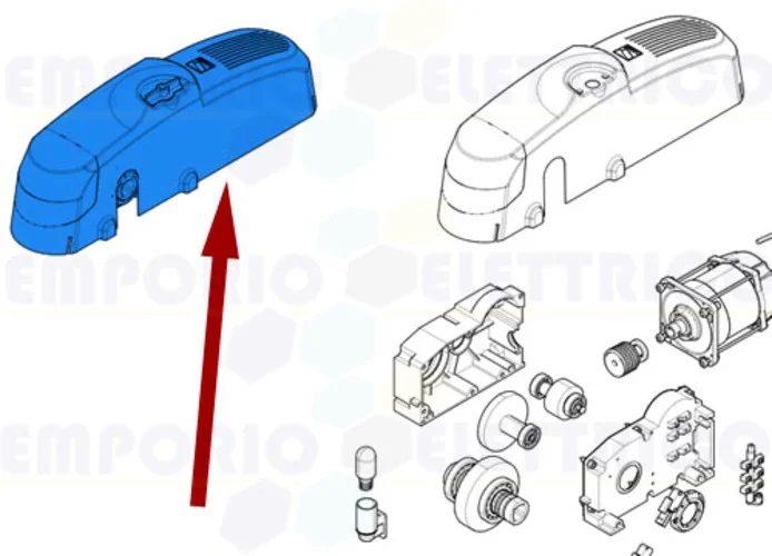 came repuesto motorreductor 230v ac emega 101e306csi