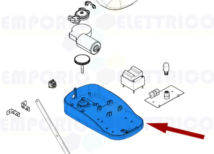 came repuesto base de fijacón motorreductor ver 119rie125