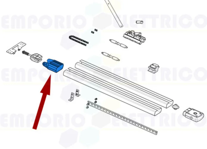 came repuesto soporte tensor de cadena ver 119rie111