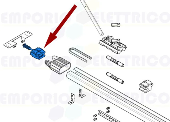 came repuesto hierro en U tensor de correa ver 119rie119