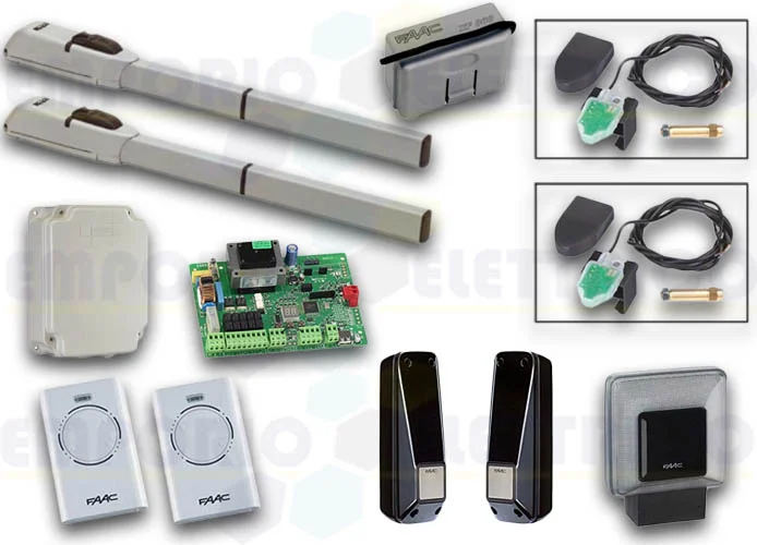 faac kit automatización puertas batientes 230v longmaster sg 104155