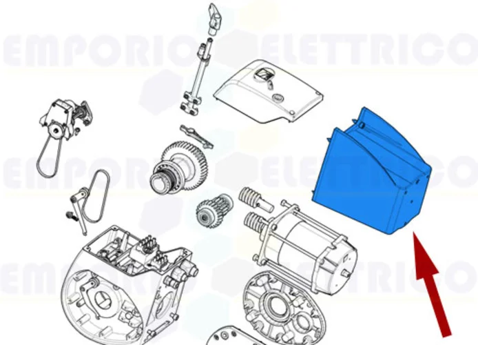 came repuesto tapa del motor c-bx 119ricx035