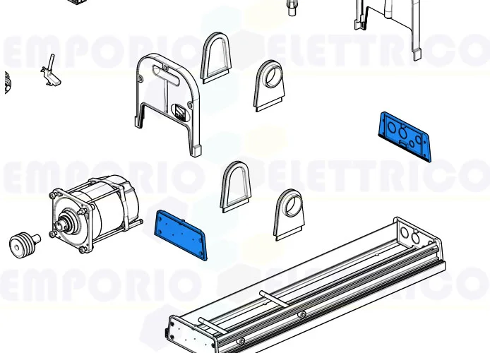 came ricambio tappi laterali coperchio f4000 119rid248