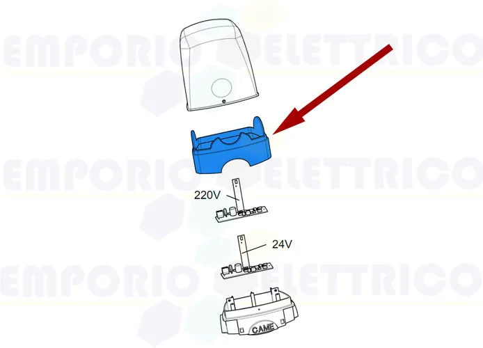 came repuesto anillo exterior kled 119rir200