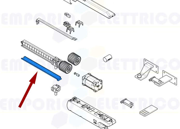 came ricambio 5 pz tegolo protezione ati3 88001-0220