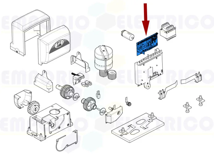 came repuesto tarjeta electrónica zbx6n 88001-0071