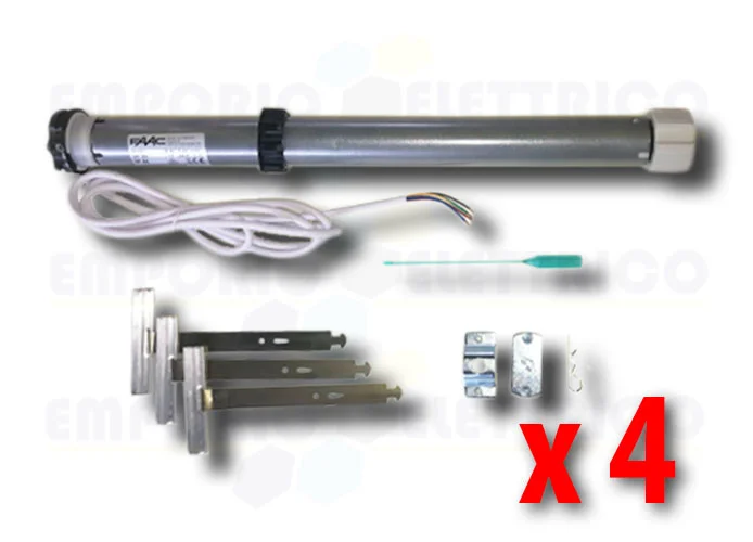 faac tm2k kit pequeño motor tubular tm245 50/12 90 kg 143203 (ex 132037) x 4