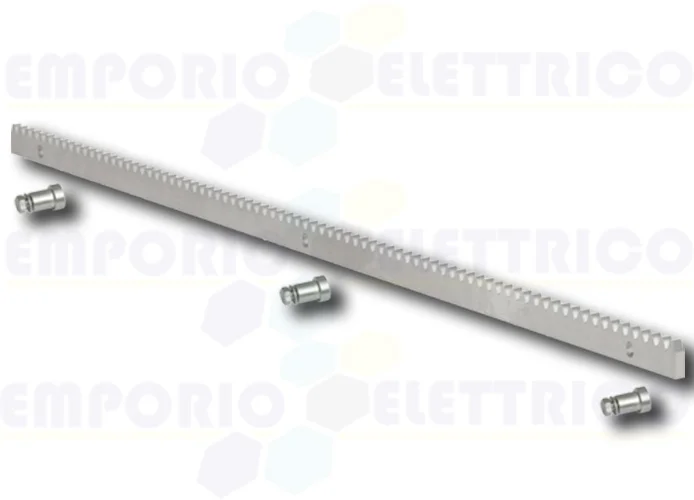 emporio cremallera de acero galvanizado módulo 4 30x12 - 1 metro - crem30x12