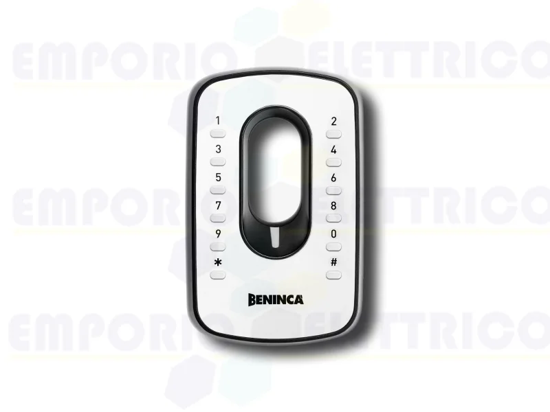 beninca teclado digital de aluminio cableado iri.kpad-c 9760032