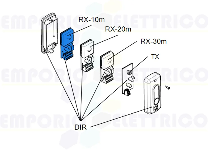 came repuesto tarjeta electrónica rx dir10 119rir137