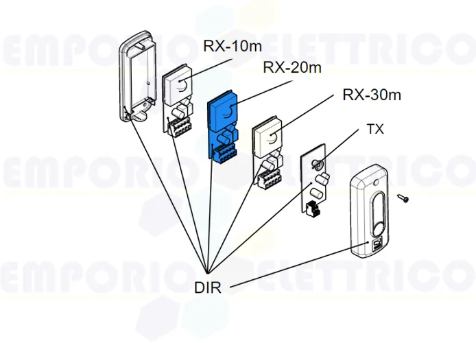 came repuesto tarjeta electrónica rx dir20 119rir138