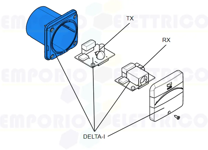 came ricambio base contenitore delta-i 119rir383