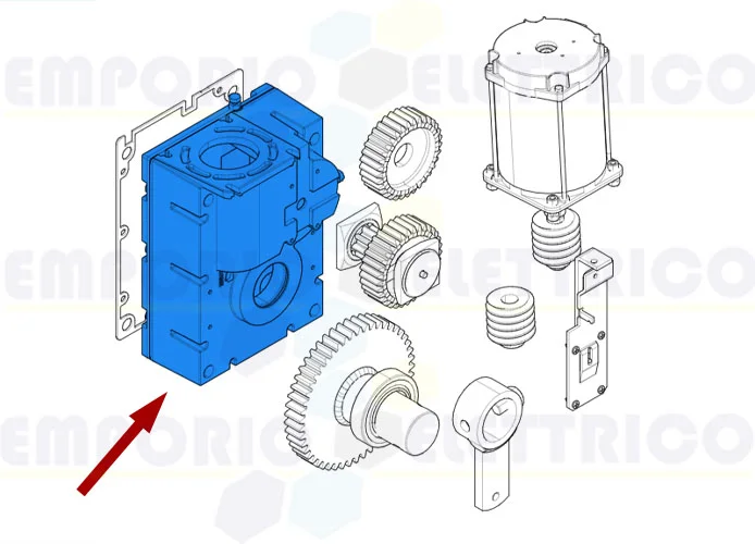 came repuesto caja motorreductor gard 119rig049