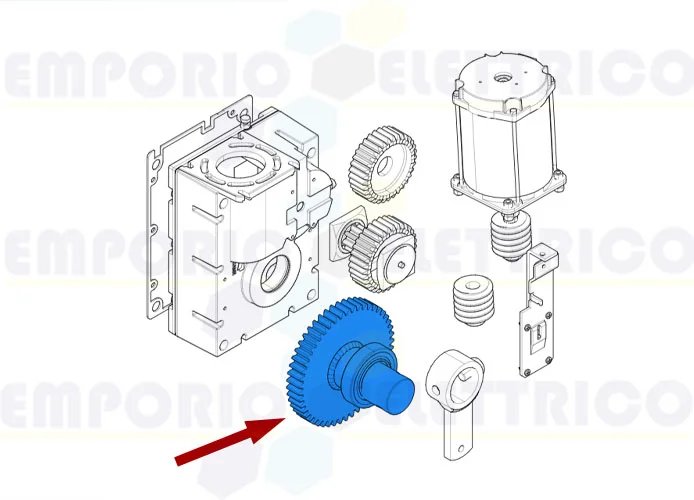 came repuesto árbol lento g2500 g4000 119rig050 