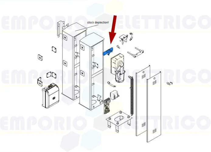 came repuesto tope mecánico regulable 2,5-3,25-3,75-4m 119rig078