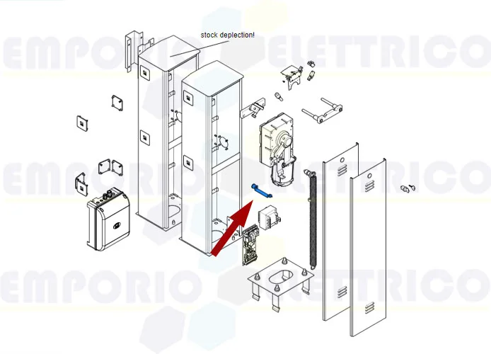 came repuesto grupo cerradura de desbloqueo g2500 119rig089