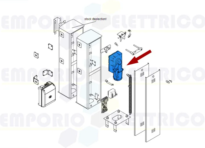 came repuesto motorreductor gard 2500 119rig201 