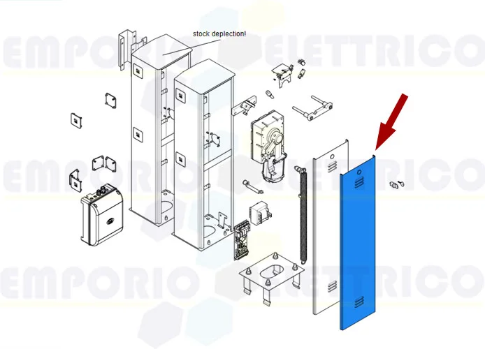 came repuesto tapa armario gard 2,5-3,25-4m 119rig226