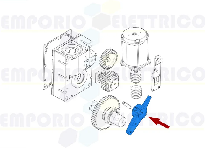 came repuesto brazo motorreductor gard 119rig052