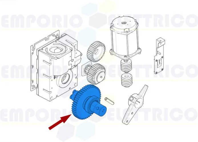 came repuesto árbol lento g3750 119rig331 